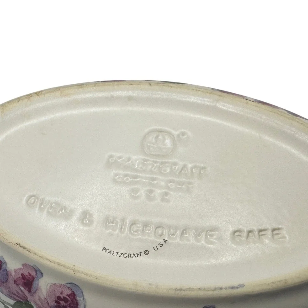 Pfaltzgraff‎ Cape May All-in-One Purple Foxglove small casserole bowl vintage